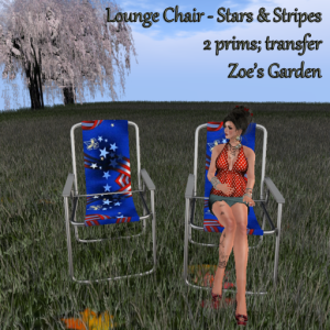 Lounge Chair - Stars & Stripes AD