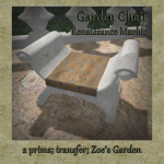 Garden Chair - Renaissance Marble AD